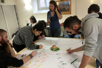 photo du public en séance de travail